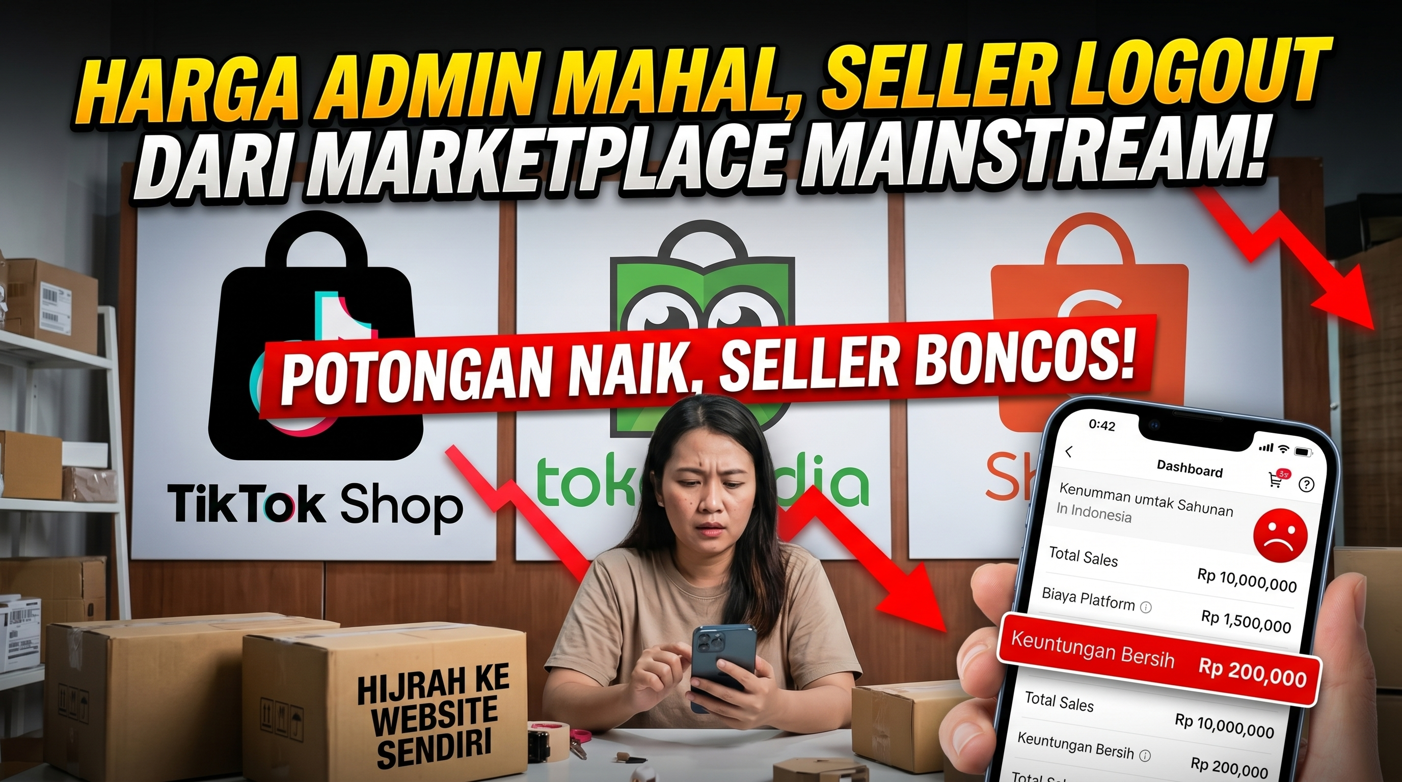 Tren Seller Hijrah ke Website Sendiri